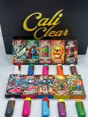 Cali Clear V4S 2G Disposable Vape – rechargeable, long-lasting, and packed with bold strain-inspired flavors for a smooth, premium vaping experience.