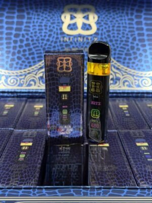 Experience the power of the Hitz Infinity Blue Label 2G Disposable. Premium oil, smooth vapor, and sleek design for a rich, long-lasting vape.
