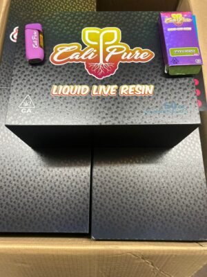 The Cali Pure 2G Disposable Liquid Live Resin — 2 grams of premium live resin oil delivering smooth hits, rich flavor, and powerful full-spectrum effects.