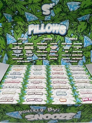 Snooze Pillows Weed Diamond Edition – 14G delivers premium, potent flower with rich flavor, smooth smoke, and ultimate relaxation.