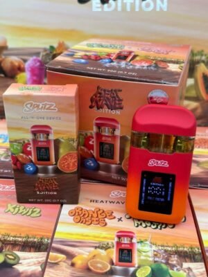 Experience bold flavor and powerful hits with the Splitz 2G Disposable Heat Wave Edition 2 grams of premium oil for smooth, long-lasting vaping satisfaction