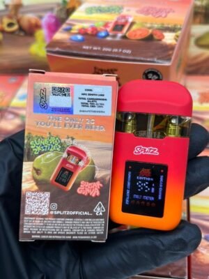 Experience bold flavor and powerful hits with the Splitz 2G Disposable Heat Wave Edition 2 grams of premium oil for smooth, long-lasting vaping satisfaction