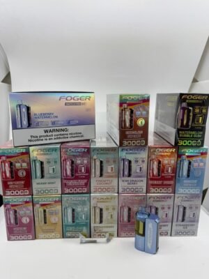 FOGER Kit 30K Puffs Disposable, offering up to 30,000 puffs, bold flavors, rechargeable power, and smooth vapor for the ultimate long-lasting vape.