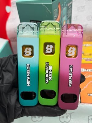 BuzzBar 3G Disposable offers 3 grams of premium live resin, smooth flavor, strong effects, and a rechargeable, leak-proof design for a top-tier vaping.