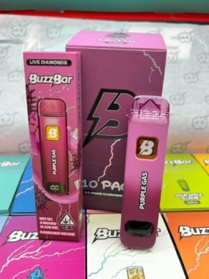 BuzzBar 3G Disposable offers 3 grams of premium live resin, smooth flavor, strong effects, and a rechargeable, leak-proof design for a top-tier vaping.