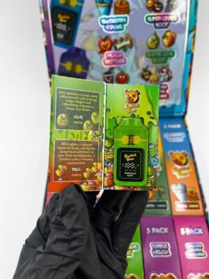 Buddha Bear delivers 2 grams of premium live resin for smooth, potent, and flavorful hits. Rechargeable, leak-proof, and built for consistent performance.