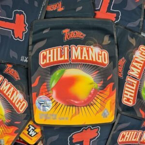 Torchiez Chili Mango ignites the senses with tropical heat, bold mango flavor, energizing euphoria, and a spicy-smooth finish that lingers.