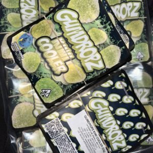 Gumdropz Kiwi Cooler strikes with icy citrus fury—frost-covered buds, electric flavor, and a mind-bending high forged in botanical chaos.