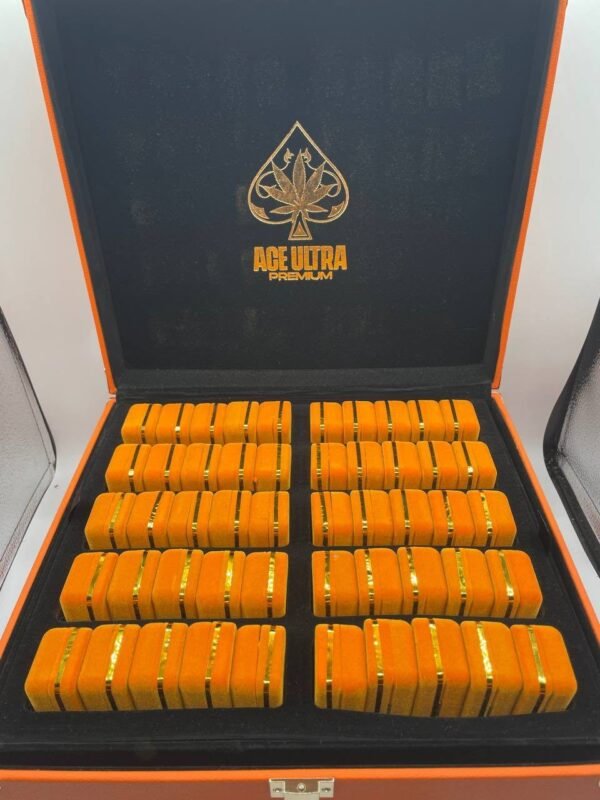 Ace Orange Edition delivers zesty citrus flavor, bold aroma, smooth vapor, vibrant effects, premium quality, sleek design, uplifting experience,