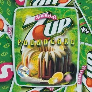 7UP Pound Cake bursts with citrusy aroma, buttery texture, moist crumb, subtle lemon-lime flavor, golden crust, refreshing sweetness, and a nostalgic