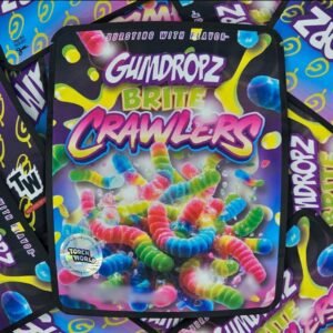 Brite Crawlers is a potent cannabis strain known for its vibrant colors, uplifting effects, fruity aroma, smooth smoke, and balanced hybrid profile.
