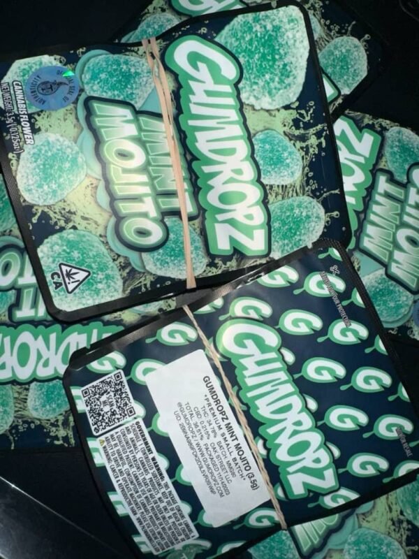 Gumdrops Mint Mojito offers a zesty fusion of mint and lime, delivering energizing effects, refreshing flavor, smooth onset, and an uplifting finish.