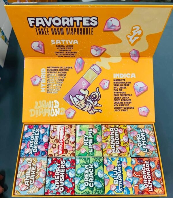 Favorites 3g Disposable Hybrid delivers a potent, flavorful experience with 3 grams of premium cannabis oil in a sleek, portable, and user-friendly