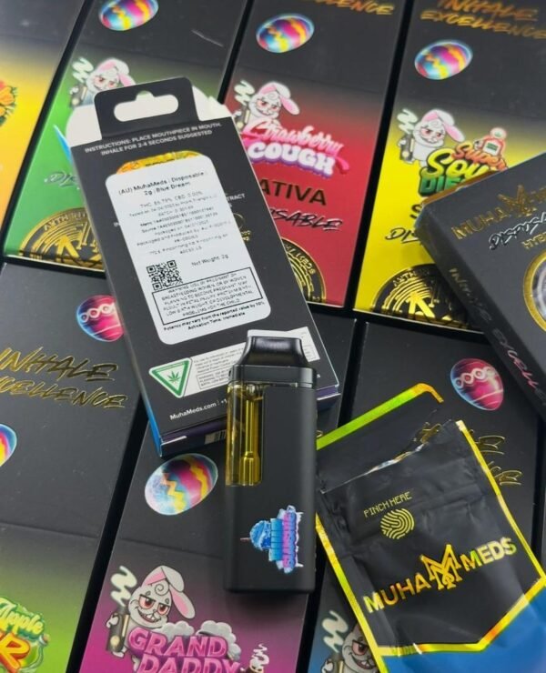 Muha Meds Disposable Holiday Edition delivers festive flavors, sleek design, potent effects, and convenient portability for a premium seasonal vaping.