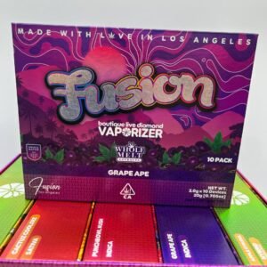 Buy Fusion X Whole Melt 2G Disposable delivers premium, solventless cannabis extracts in a sleek, portable device, offering potent flavor and extended use.