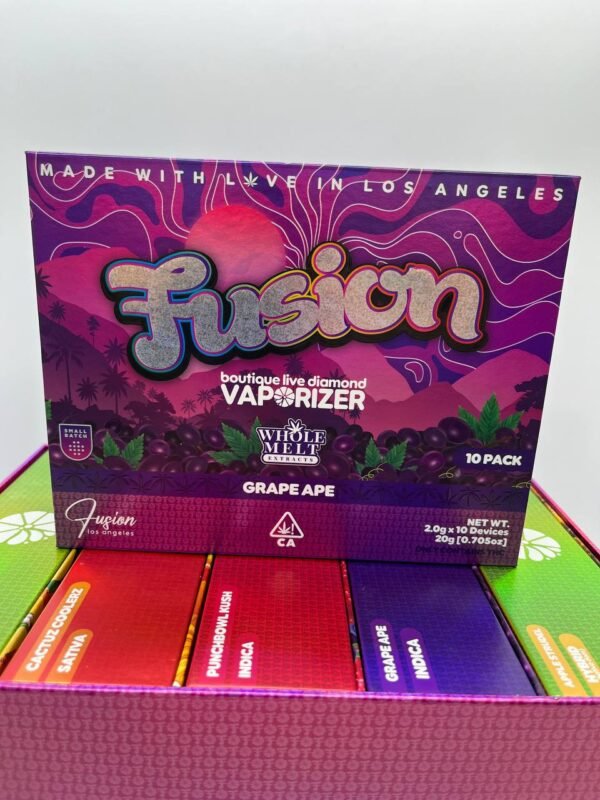 Buy Fusion X Whole Melt 2G Disposable delivers premium, solventless cannabis extracts in a sleek, portable device, offering potent flavor and extended use.