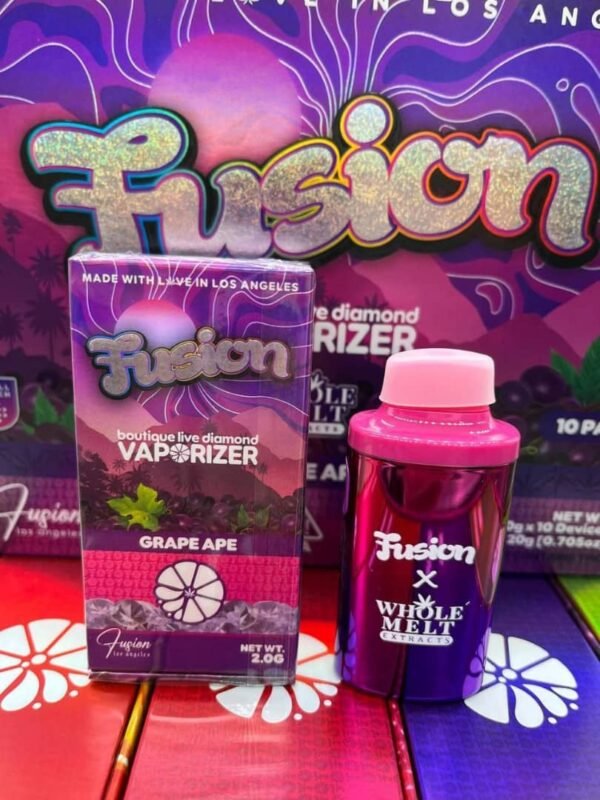 Buy Fusion X Whole Melt 2G Disposable delivers premium, solventless cannabis extracts in a sleek, portable device, offering potent flavor and extended use.