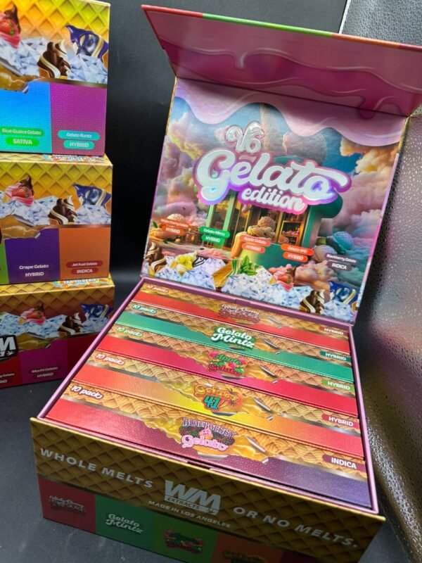Whole Melts Gelato rips hard with icy sweetness, molten clouds, savage flavor, brutal purity, fierce design, relentless potency, and unapologetic elevation.