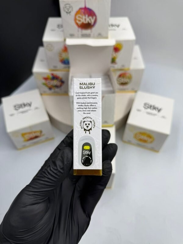 buy-2g-stky-2g-disposable-near-me hammers relentless black‑fuel rips from two grams of diamond‑charged THC, unleashing molten terpene storms and thunderous
