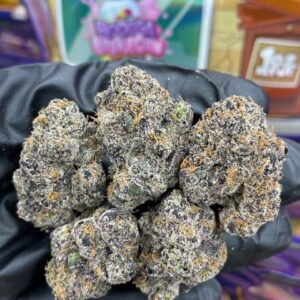 buy-sweetz-exotics-online elite cannabis brand unleashing fiercely flavorful bud—densely frost‑coated, intensely potent (22–30 % THC), candy‑terpene rich,