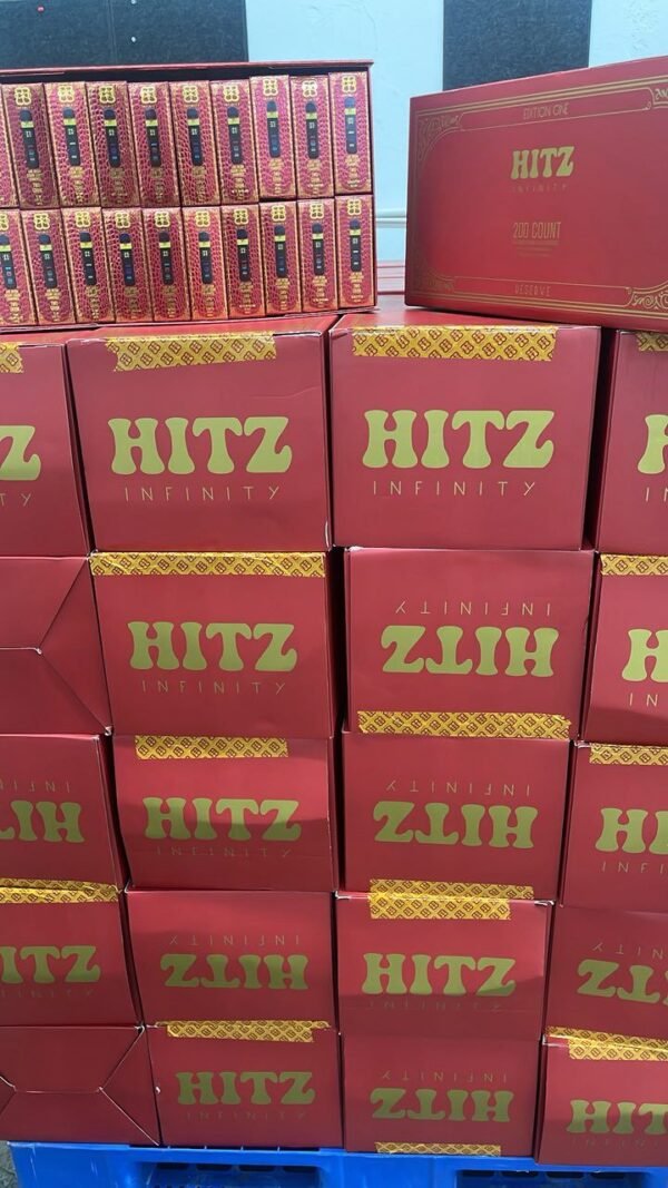 BUY HITZ 2G DISPOSABLE INFINITY EDITION —liquid-diamond potency, ceramic-coil fury, and a 360° Infinity Screen lighting your descent into immersive,