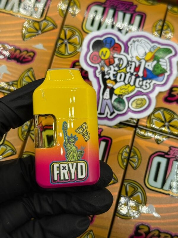 BUY FRYD 3G DISPOSABLE LIMITED EDITION ONLINE of live-resin liquid-diamond fury, sculpted for elites craving relentless flavor dominance and vintage vaping