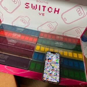 BUY BOUTIQ SWITCH V5 3 IN ONE FLAVORS: triple-chamber fury three flavors, three windows, one sleek beast. Command chaos, ignite flavor, dominate every draw.