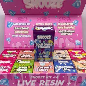 Snooze 2G Live Resin Disposable summons midnight calm, two grams of terpene-rich power forging serenity, dissolving chaos, and carrying souls into velvet.