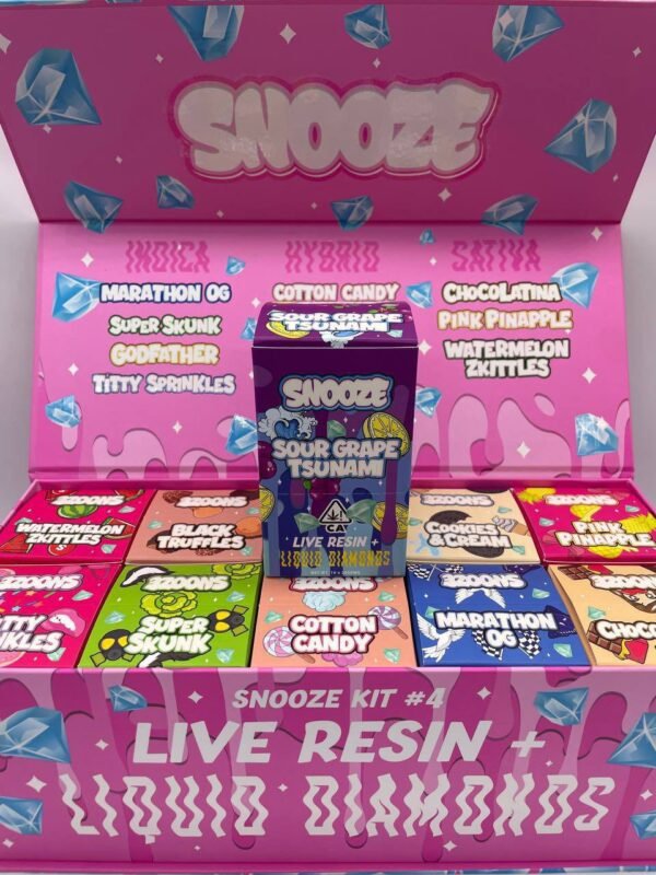 Snooze 2G Live Resin Disposable summons midnight calm, two grams of terpene-rich power forging serenity, dissolving chaos, and carrying souls into velvet.