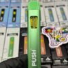 Push 2G Disposable: premium rechargeable vape with 2 g of potent distillate, strain-specific terpenes, ceramic coil, USB-C charging, sleek design,.