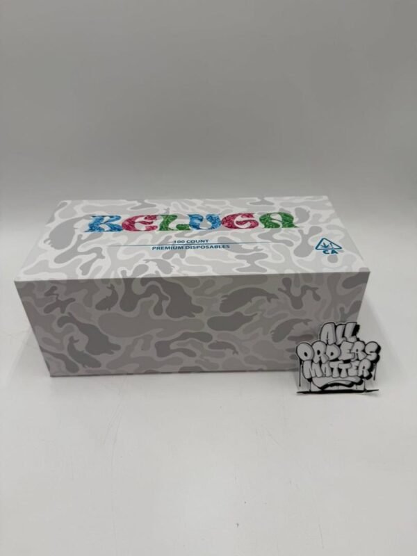 NEW BELUGA 3G DISPOSABLE VAPE : sleek draw-activated design delivering 3g of terpene-rich cannabis oil, offering powerful flavor, portability,