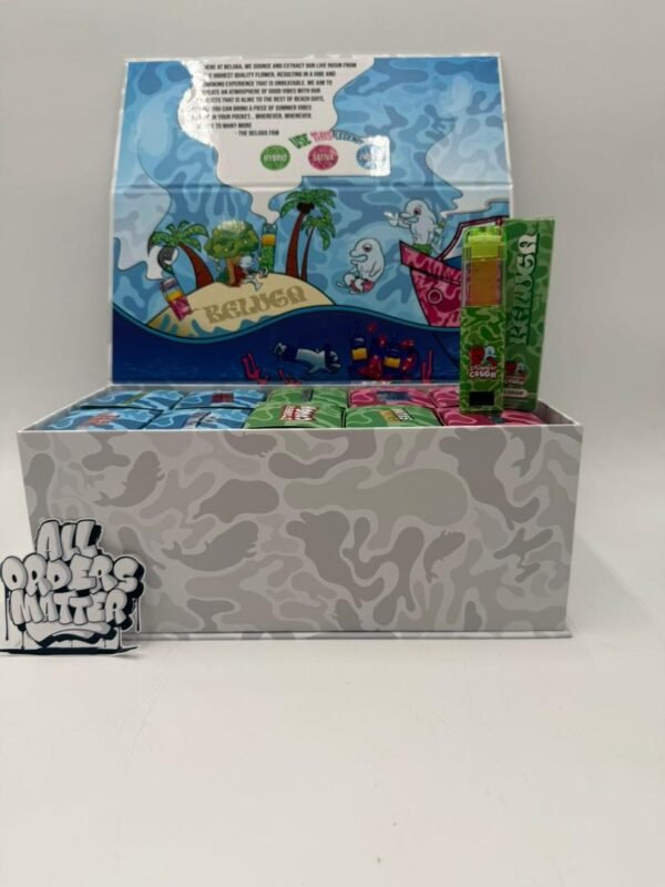 NEW BELUGA 3G DISPOSABLE VAPE : sleek draw-activated design delivering 3g of terpene-rich cannabis oil, offering powerful flavor, portability,