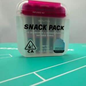 NEW Boutiq Pre-Rolls Snack Pack delivers premium flower, expertly rolled joints, rich flavors, smooth burns, and convenient on-the-go cannabis enjoyment.