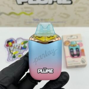 NEW PLUME 2G DISPOSABLE PARLAY EDITION delivers powerful hits, rich terpene flavor, sleek design, rechargeable convenience, and premium cannabis enjoyment