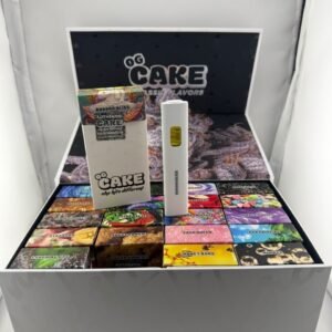 Discover the Cake Disposable 2G vape pen – 2 grams of premium distillate, rich flavors, and rechargeable convenience for a smooth, long-lasting experience.