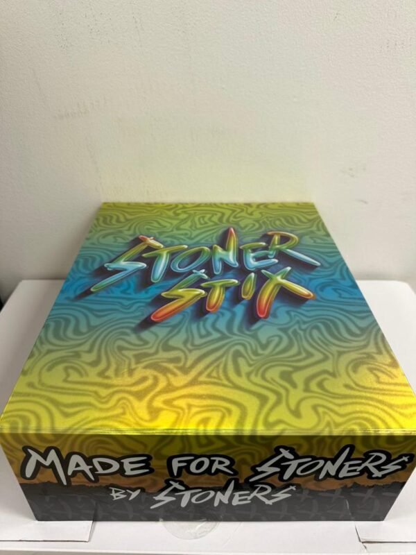 Enjoy Stoner Stix 2G Disposable – a sleek, rechargeable vape with 2 grams of premium distillate, bold flavors, smooth hits, and long-lasting satisfaction.