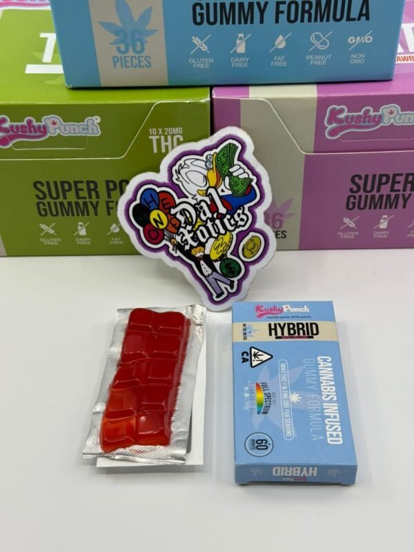 Discover Kushy Punch gummies – delicious cannabis edibles with precise dosing, bold flavors, and powerful effects for relaxation, creativity, or relief.