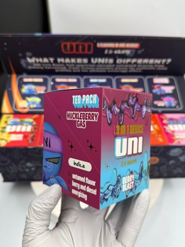 UNI Disposable Meds 2G Vape delivers big clouds, bold flavor, and lasting power — sleek, hassle-free vaping redefined in every hit.