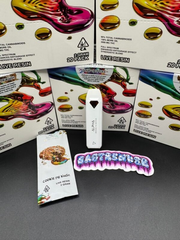 Alpha 2G Disposable – Live Resin delivers pure terpene-rich flavor, powerful clouds, and 2 grams of lasting potency in a sleek, hassle-free device.