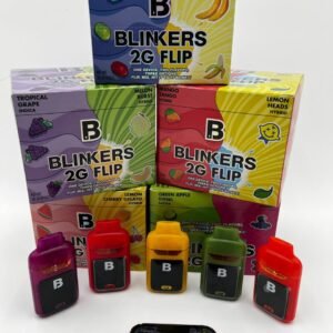 Blinker Disposable 2G Flip offers bold flavor, smooth hits, and long-lasting power in a sleek, rechargeable flip design for ultimate convenience.