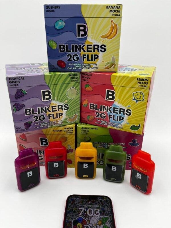 Blinker Disposable 2G Flip offers bold flavor, smooth hits, and long-lasting power in a sleek, rechargeable flip design for ultimate convenience.