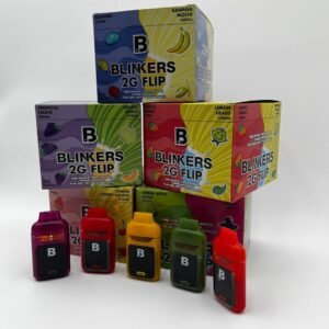 Blinker Disposable 2G Flip offers bold flavor, smooth hits, and long-lasting power in a sleek, rechargeable flip design for ultimate convenience.
