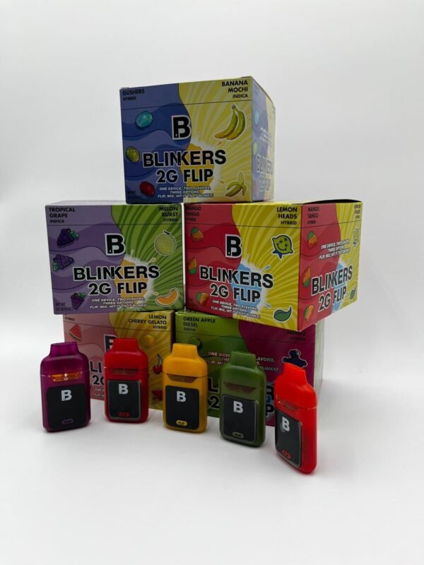 Blinker Disposable 2G Flip offers bold flavor, smooth hits, and long-lasting power in a sleek, rechargeable flip design for ultimate convenience.