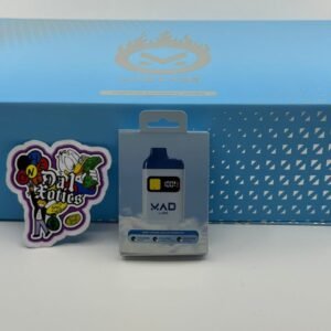 Mad Lab 2G Disposable Vape delivers bold flavor, smooth hits, and long-lasting power with 2 grams of premium oil in a sleek, rechargeable design.