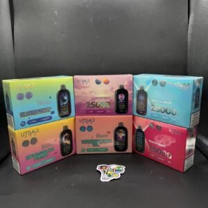 Flum UT Bar 25K Disposable—25,000 puffs of raging chaos, molten flavor, and thunderous clouds forged for warriors who never back down.