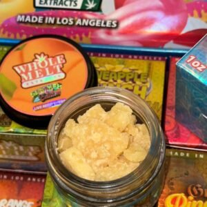 WHOLE MELT EXTRACTS SUMMER EDITION WAX – 1OZ is a molten monster of pure cannabis power, forged to dominate the season with flavor, fire, and fury.