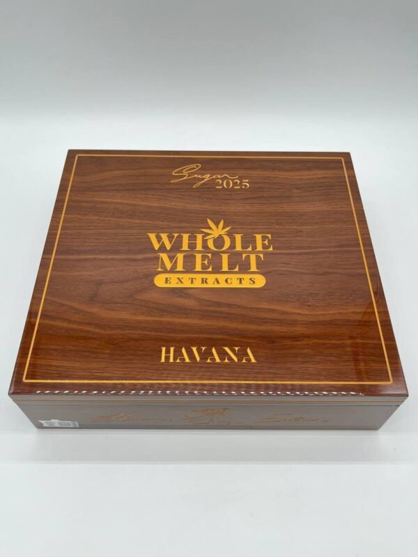 Whole Melt Extracts Havana Edition Live Resin Sugar delivers premium, terpene-rich cannabis concentrate with high THC potency, smooth flavor, and versatile use.