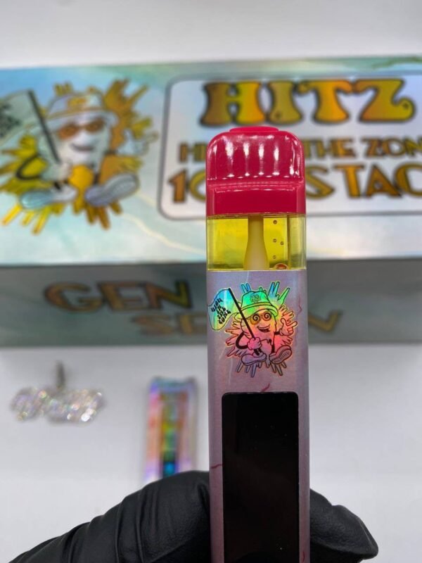 HITZ Gen 7 2G Disposable delivers premium cannabis oil with rich terpene flavors, high THC potency, and smooth, long-lasting hits in a sleek, portable vape.