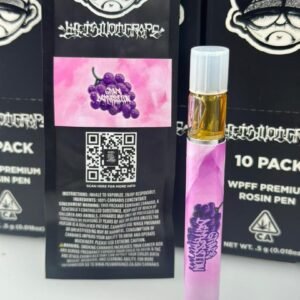 Enjoy Life Is Not Grape Rosin Disposables, a premium solventless rosin vape delivering smooth hits, bold flavor, and potent THC effects.