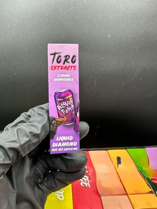 Toro Disposable 2G Liquid Diamond delivers pure potency, bold terpene flavor, and smooth clouds. A premium 2G vape for long-lasting, high-quality sessions.